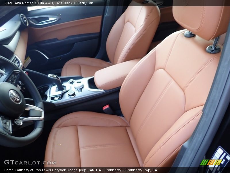 Front Seat of 2020 Giulia AWD