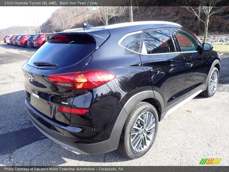 Black Noir Pearl / Gray 2020 Hyundai Tucson SEL AWD