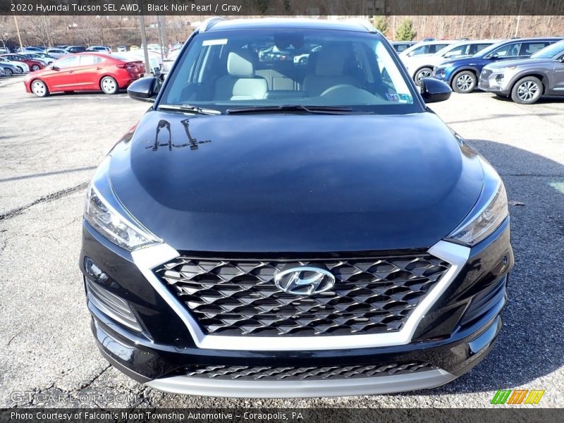 Black Noir Pearl / Gray 2020 Hyundai Tucson SEL AWD