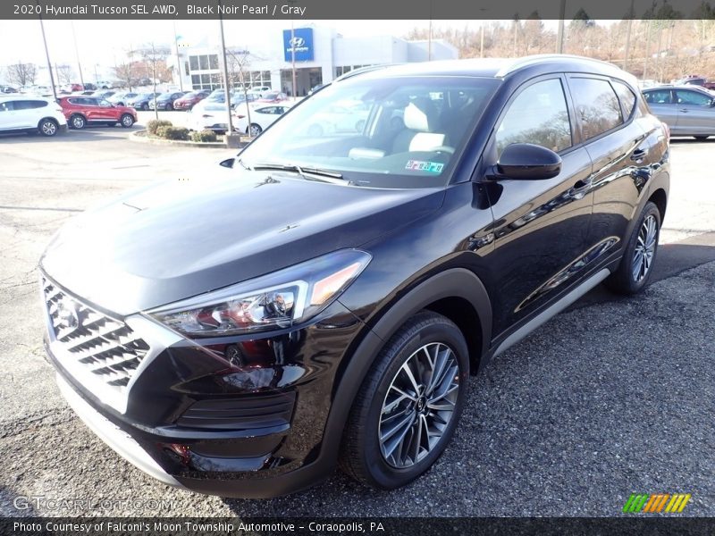 Black Noir Pearl / Gray 2020 Hyundai Tucson SEL AWD