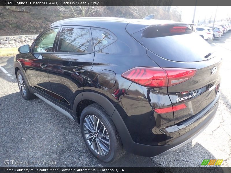 Black Noir Pearl / Gray 2020 Hyundai Tucson SEL AWD