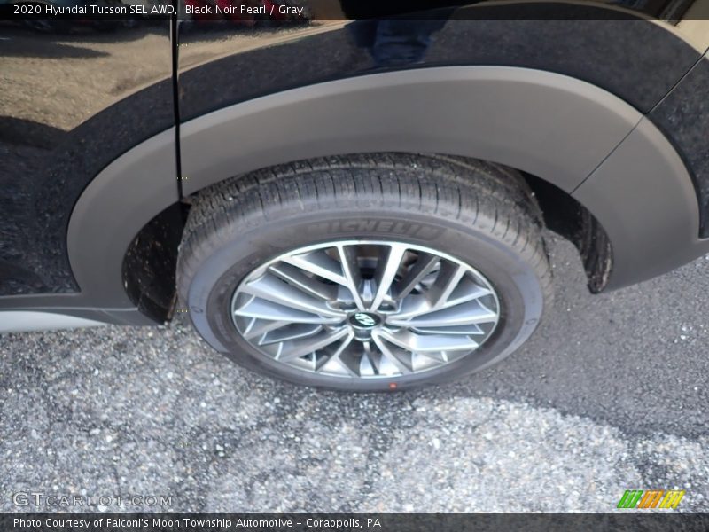 Black Noir Pearl / Gray 2020 Hyundai Tucson SEL AWD