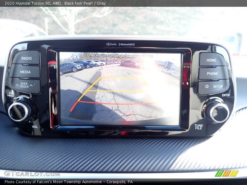Black Noir Pearl / Gray 2020 Hyundai Tucson SEL AWD