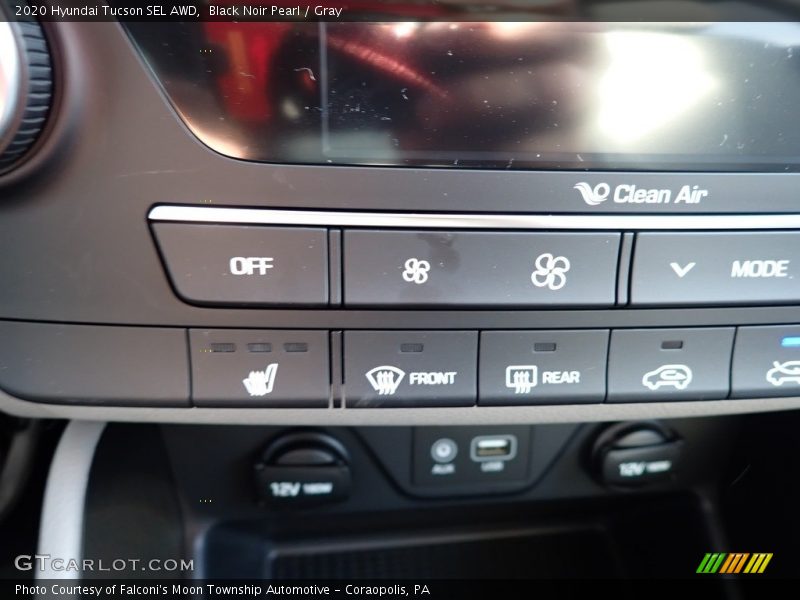 Black Noir Pearl / Gray 2020 Hyundai Tucson SEL AWD