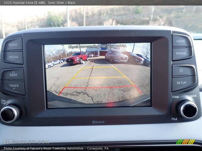 Sonic Silver / Black 2020 Hyundai Kona SE AWD
