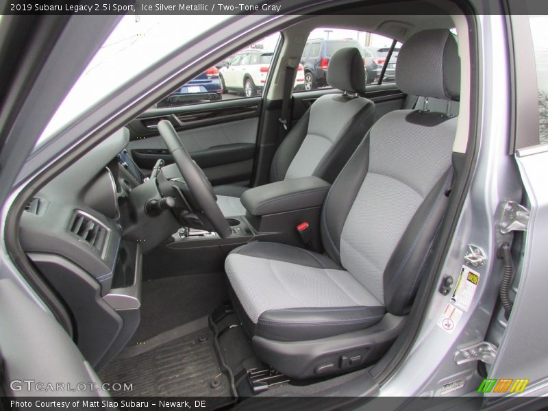 Front Seat of 2019 Legacy 2.5i Sport