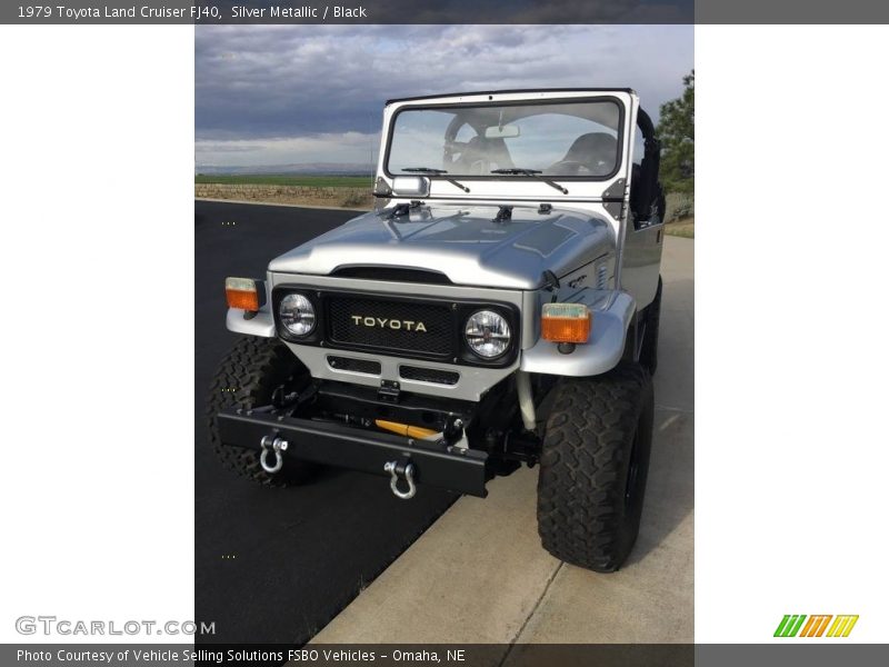 Silver Metallic / Black 1979 Toyota Land Cruiser FJ40