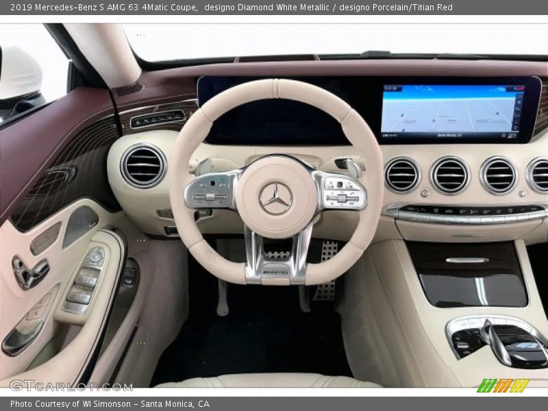 Dashboard of 2019 S AMG 63 4Matic Coupe