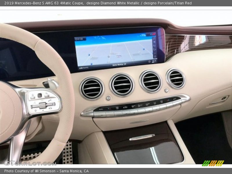 Controls of 2019 S AMG 63 4Matic Coupe