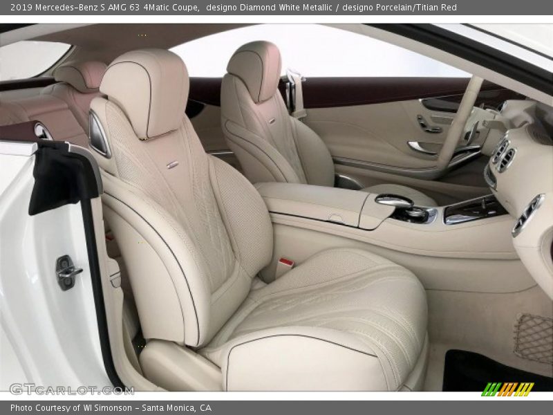 Front Seat of 2019 S AMG 63 4Matic Coupe