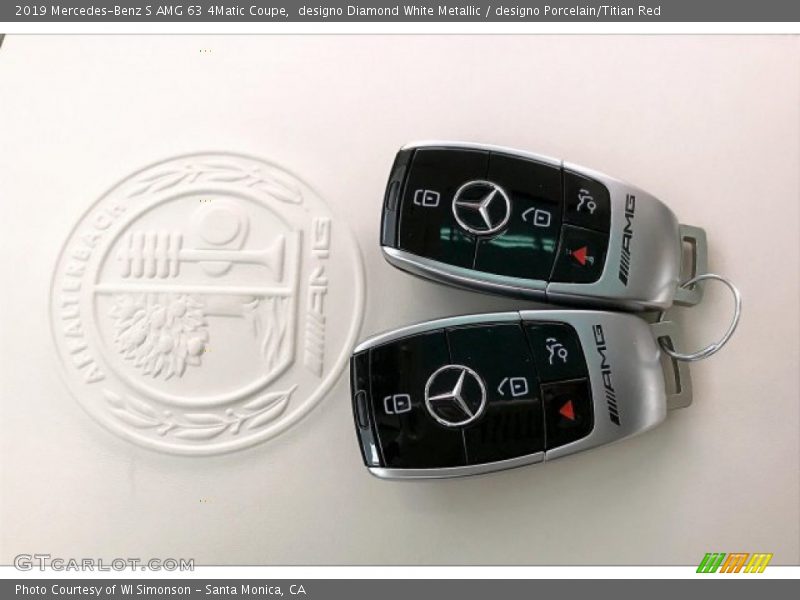 Keys of 2019 S AMG 63 4Matic Coupe