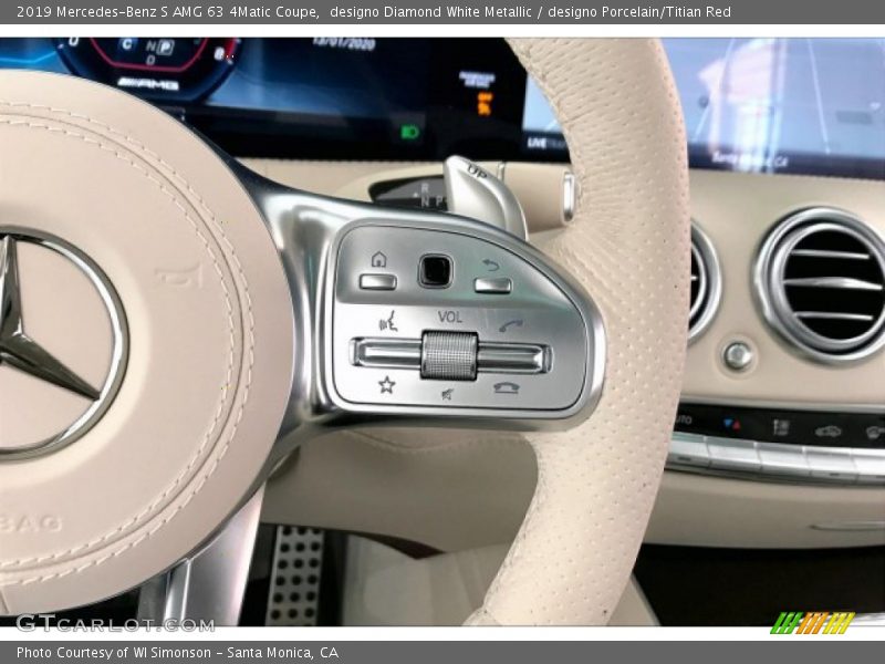  2019 S AMG 63 4Matic Coupe Steering Wheel
