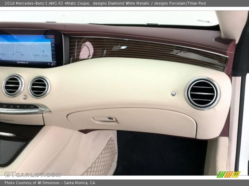 Dashboard of 2019 S AMG 63 4Matic Coupe