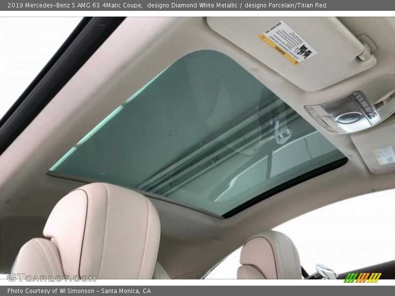Sunroof of 2019 S AMG 63 4Matic Coupe