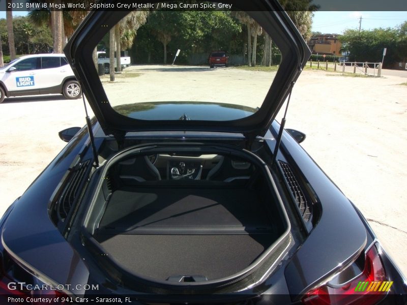 Sophisto Grey Metallic / Mega Carum Spice Grey 2015 BMW i8 Mega World