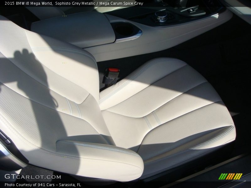 Sophisto Grey Metallic / Mega Carum Spice Grey 2015 BMW i8 Mega World