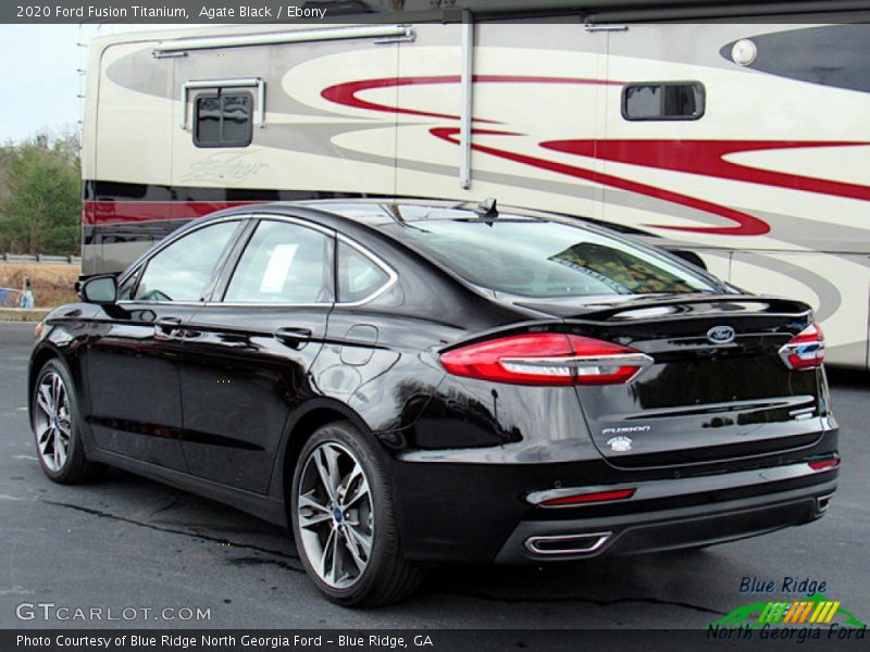 Agate Black / Ebony 2020 Ford Fusion Titanium