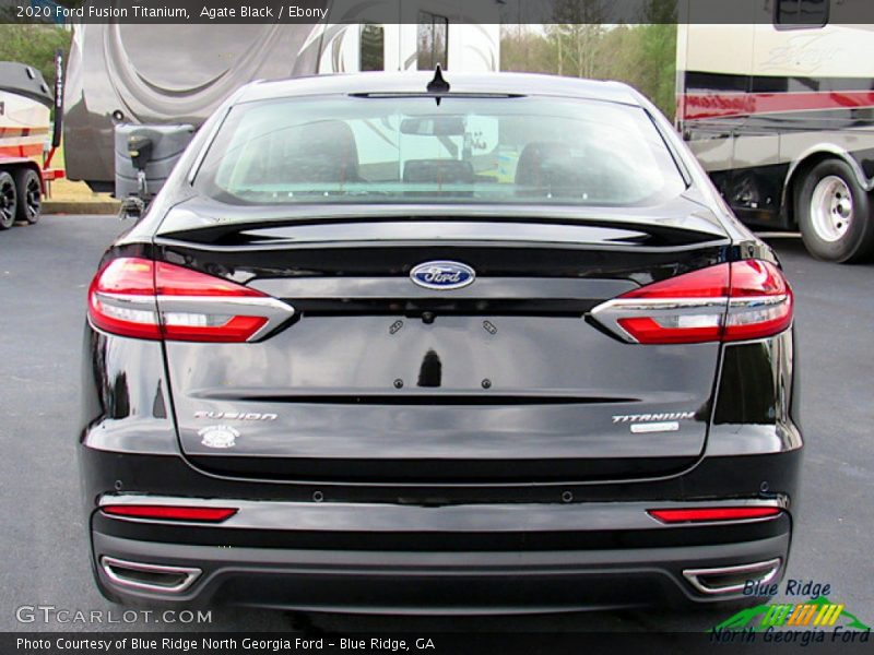 Agate Black / Ebony 2020 Ford Fusion Titanium