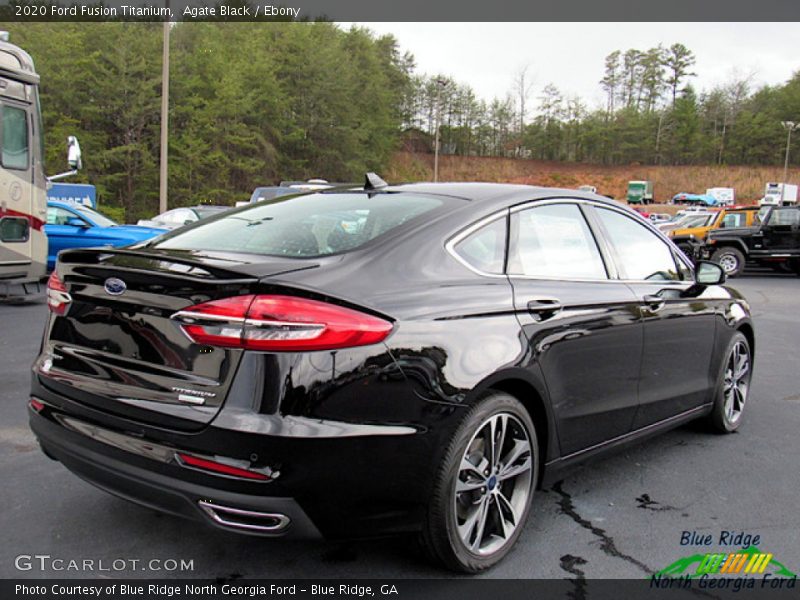 Agate Black / Ebony 2020 Ford Fusion Titanium