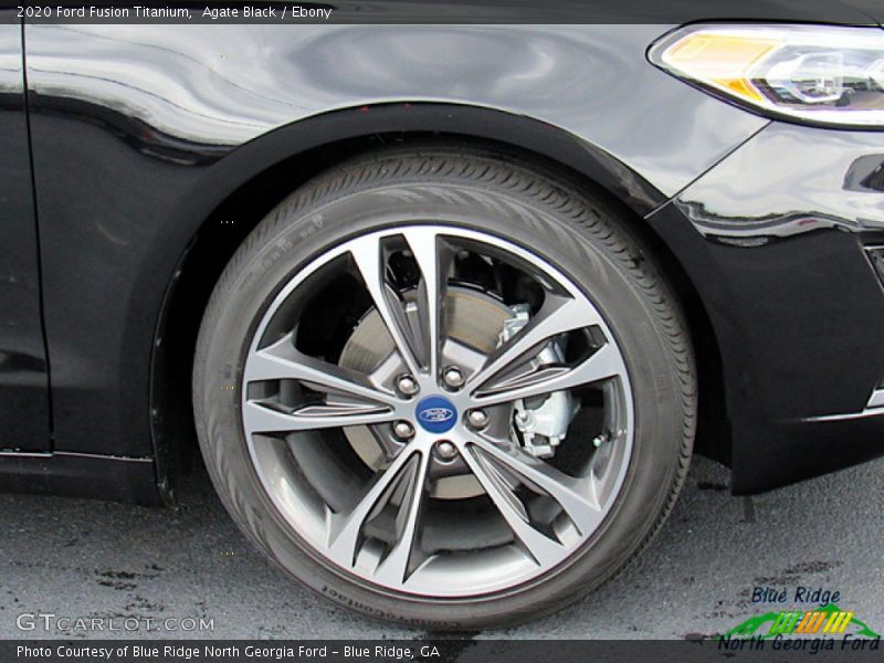 Agate Black / Ebony 2020 Ford Fusion Titanium