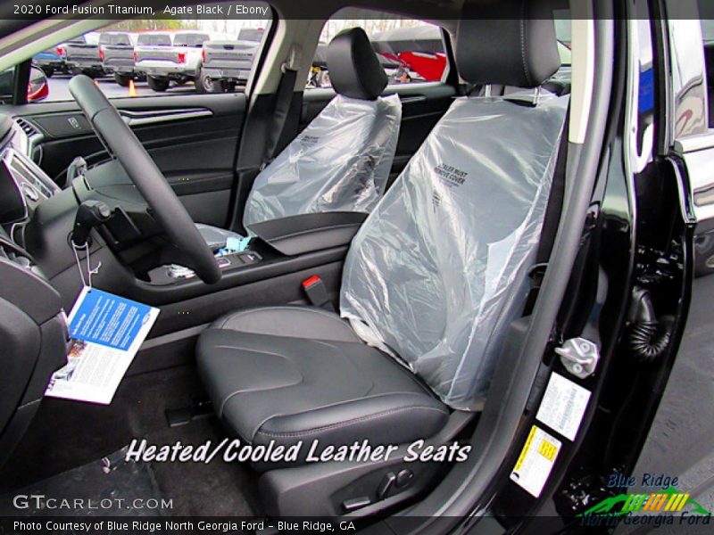 Agate Black / Ebony 2020 Ford Fusion Titanium