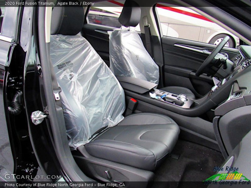 Agate Black / Ebony 2020 Ford Fusion Titanium