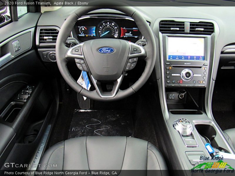 Agate Black / Ebony 2020 Ford Fusion Titanium