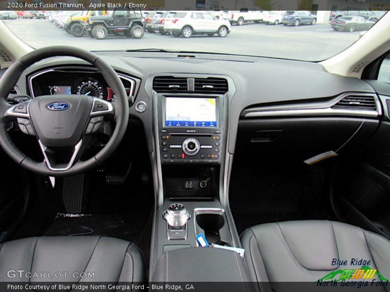 Agate Black / Ebony 2020 Ford Fusion Titanium