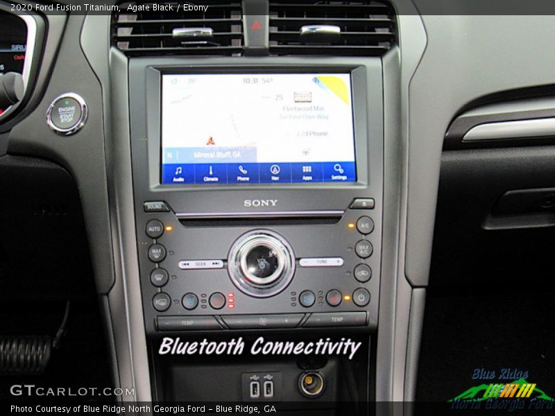 Agate Black / Ebony 2020 Ford Fusion Titanium