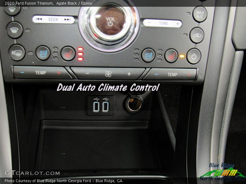 Agate Black / Ebony 2020 Ford Fusion Titanium