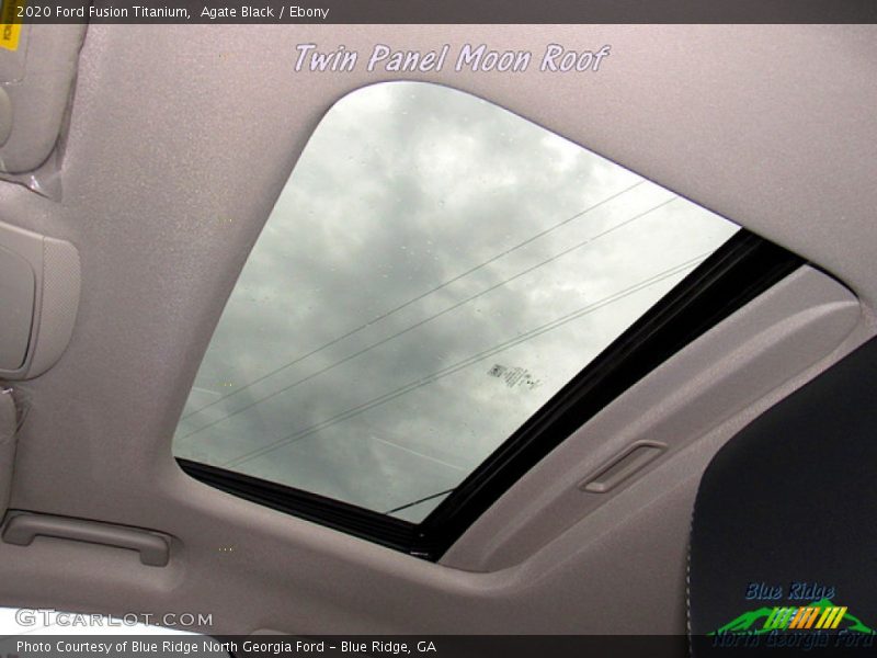 Agate Black / Ebony 2020 Ford Fusion Titanium