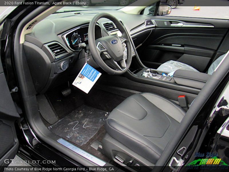 Agate Black / Ebony 2020 Ford Fusion Titanium