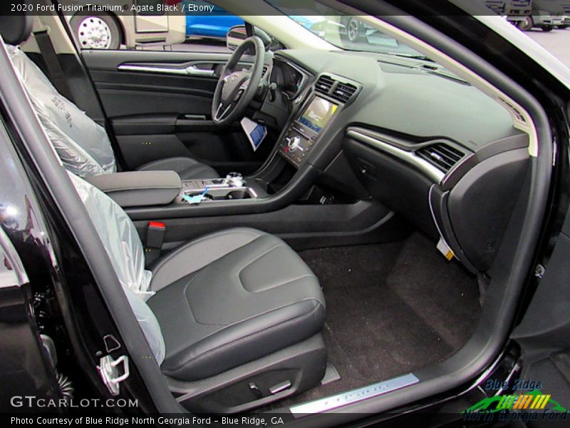 Agate Black / Ebony 2020 Ford Fusion Titanium
