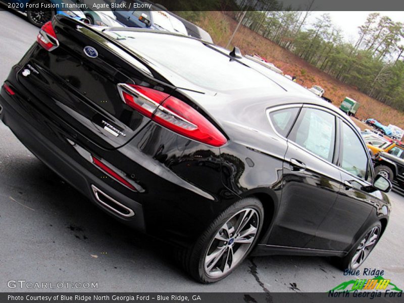 Agate Black / Ebony 2020 Ford Fusion Titanium