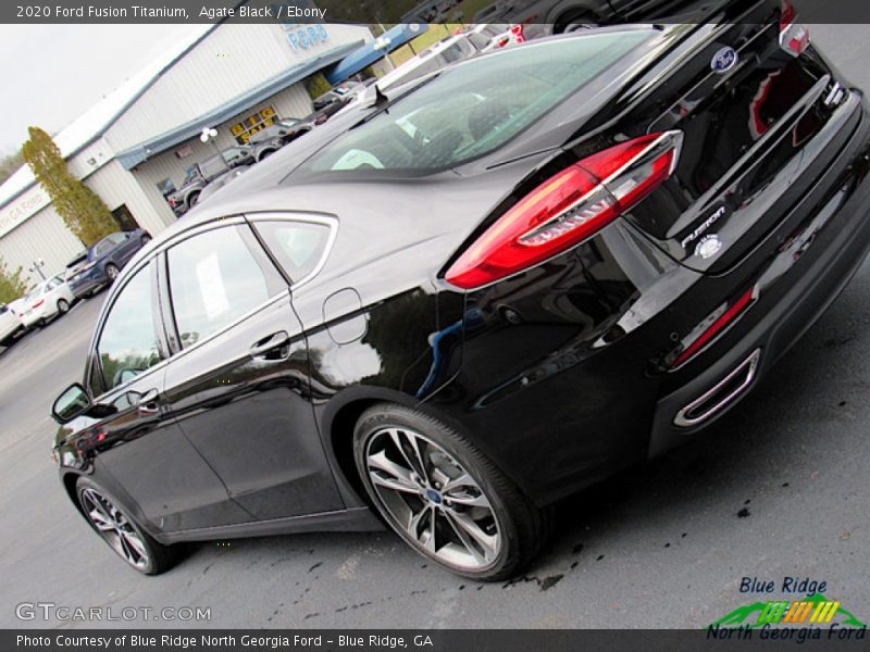 Agate Black / Ebony 2020 Ford Fusion Titanium