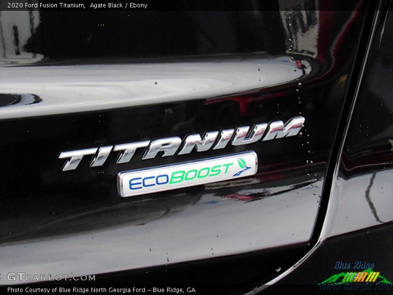 Agate Black / Ebony 2020 Ford Fusion Titanium