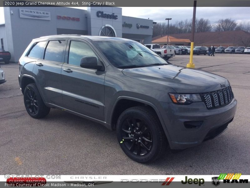 Sting-Gray / Black 2020 Jeep Grand Cherokee Altitude 4x4