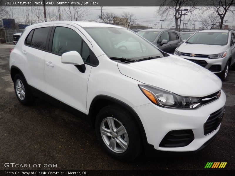 Summit White / Jet Black 2020 Chevrolet Trax LS AWD