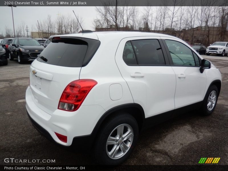 Summit White / Jet Black 2020 Chevrolet Trax LS