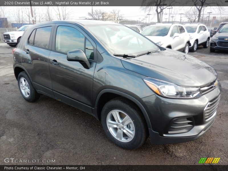 Nightfall Gray Metallic / Jet Black 2020 Chevrolet Trax LS AWD