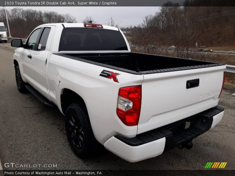 Super White / Graphite 2020 Toyota Tundra SR Double Cab 4x4