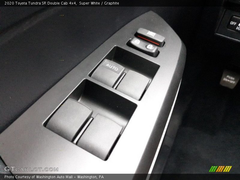 Super White / Graphite 2020 Toyota Tundra SR Double Cab 4x4