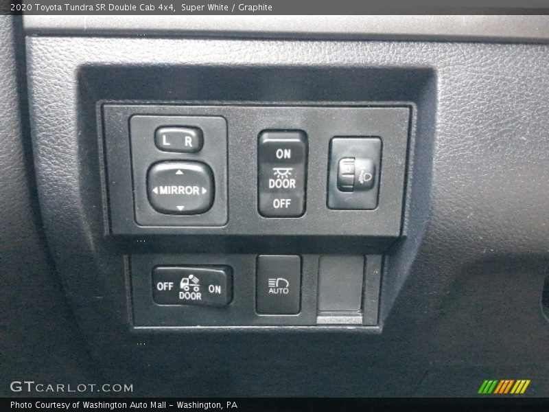 Super White / Graphite 2020 Toyota Tundra SR Double Cab 4x4