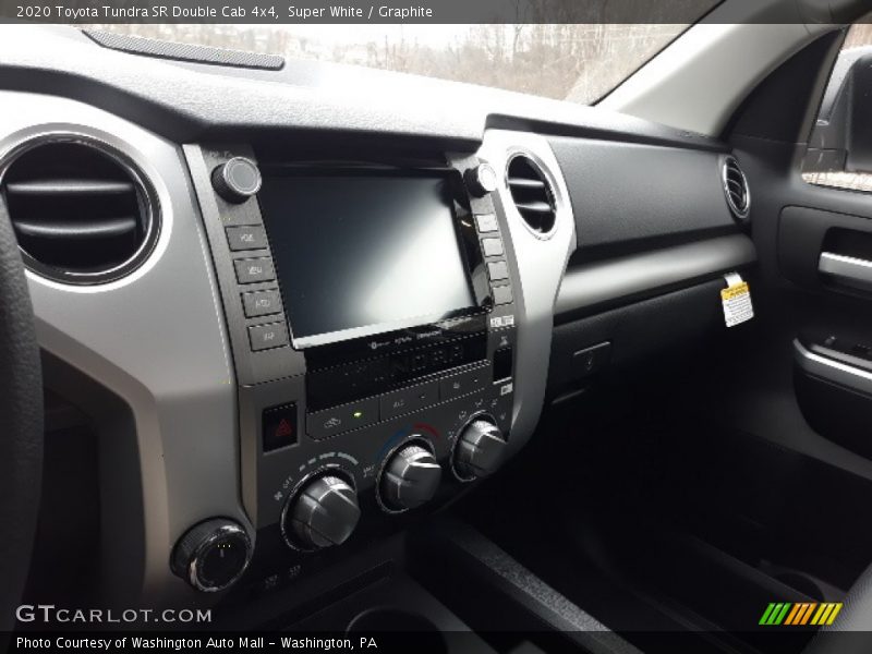 Super White / Graphite 2020 Toyota Tundra SR Double Cab 4x4