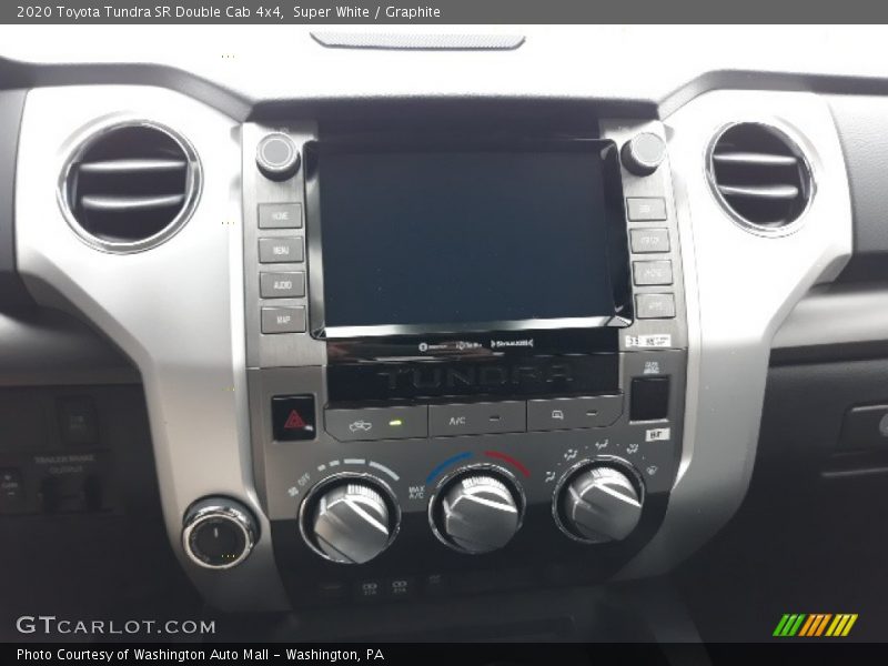 Super White / Graphite 2020 Toyota Tundra SR Double Cab 4x4
