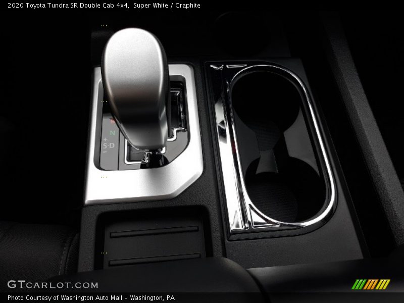 Super White / Graphite 2020 Toyota Tundra SR Double Cab 4x4