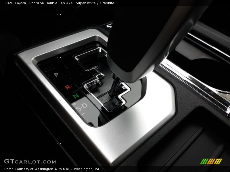 Super White / Graphite 2020 Toyota Tundra SR Double Cab 4x4