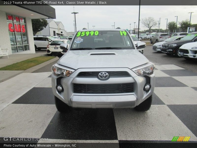 Classic Silver Metallic / Black 2019 Toyota 4Runner TRD Off-Road 4x4