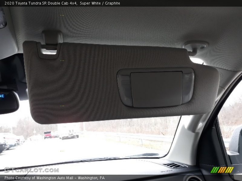 Super White / Graphite 2020 Toyota Tundra SR Double Cab 4x4