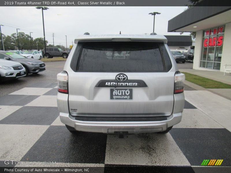 Classic Silver Metallic / Black 2019 Toyota 4Runner TRD Off-Road 4x4